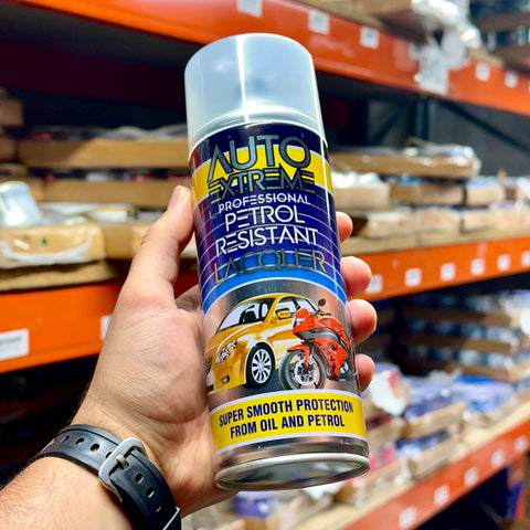 Petrol Resistant Clear Lacquer Spray 400ml | Gloss Protective Coat product image