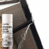 Spray & Seal White Mastic Sealant 400ml Leak Fix Stop Sealant Instant For Waterproof Gutter, Roof, Pipe, Windows