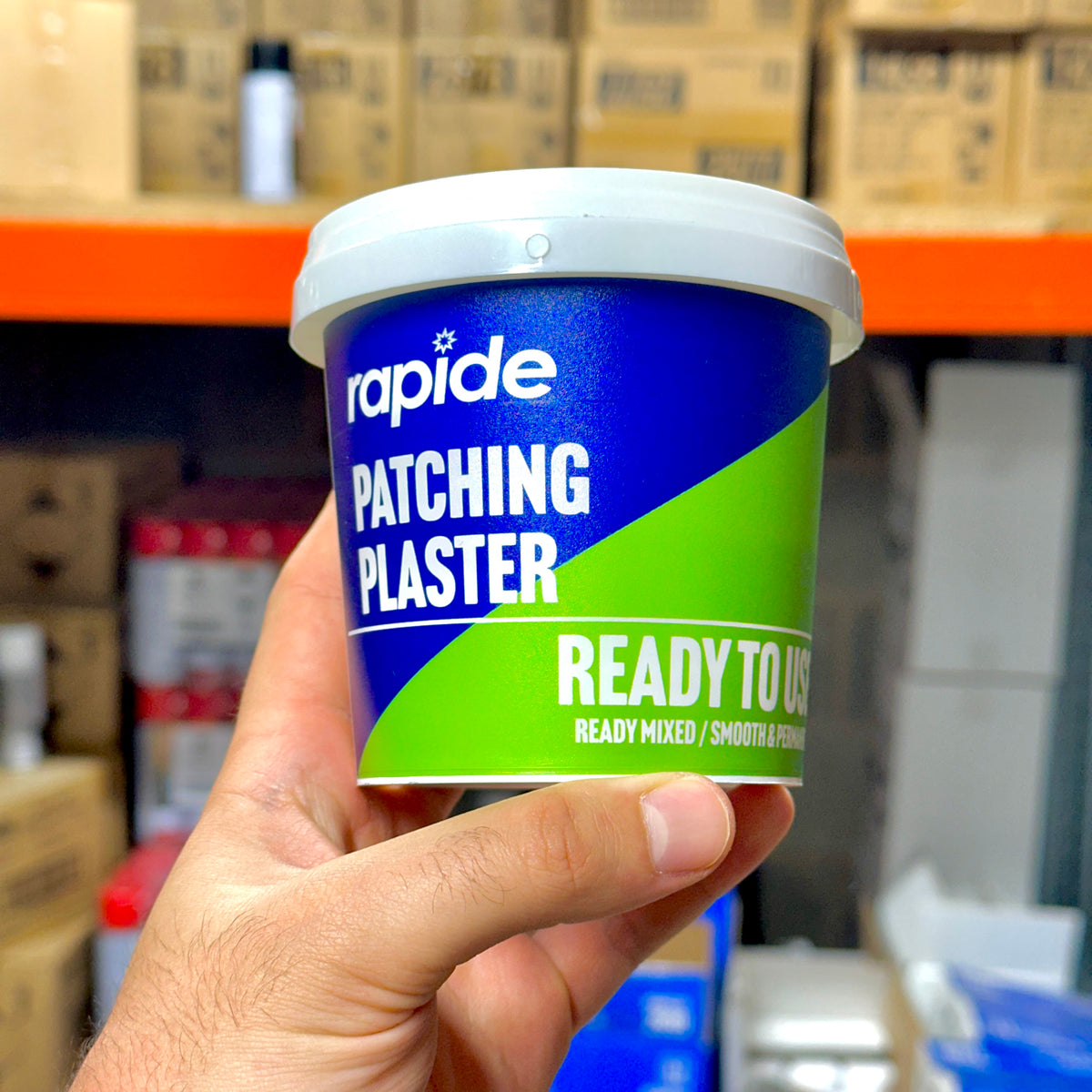 Rapide White Patching Plaster 470g | Ready-Mixed Repair Tub product image