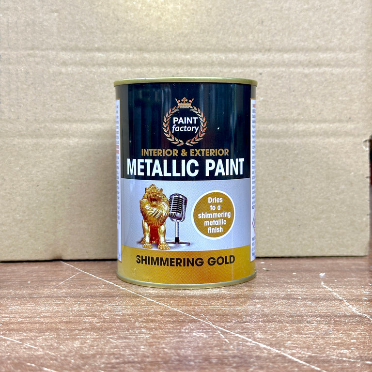 Bright Gold Gloss Paint 300ml Tin | Interior & Exterior