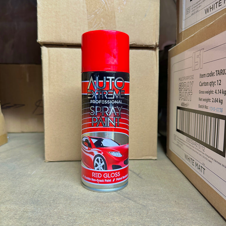 Red Gloss Spray Paint 400ml | Multi-Surface Aerosol