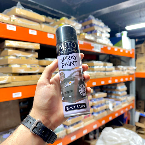 1910 - AX SPRAY PAINT SATIN BLACK 250ML