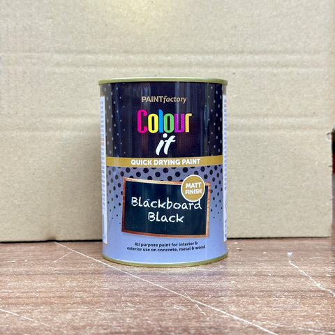 Blackboard Black Matt Paint 300ml Tin | Interior & Exterior product image