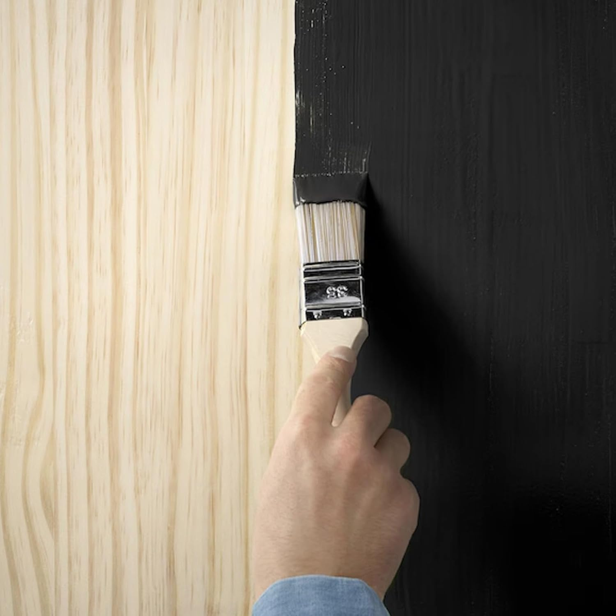 Black Matt Non-Drip Paint 300ml Tin | Interior & Exterior product image