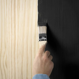 Black Matt Non-Drip Paint Interior Exterior Use 300ml Tin - Hard Drying, High Performance