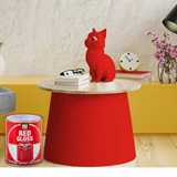 Red Gloss Non-Drip Paint Interior Exterior Use 300ml Tin - Hard Drying, High Performance