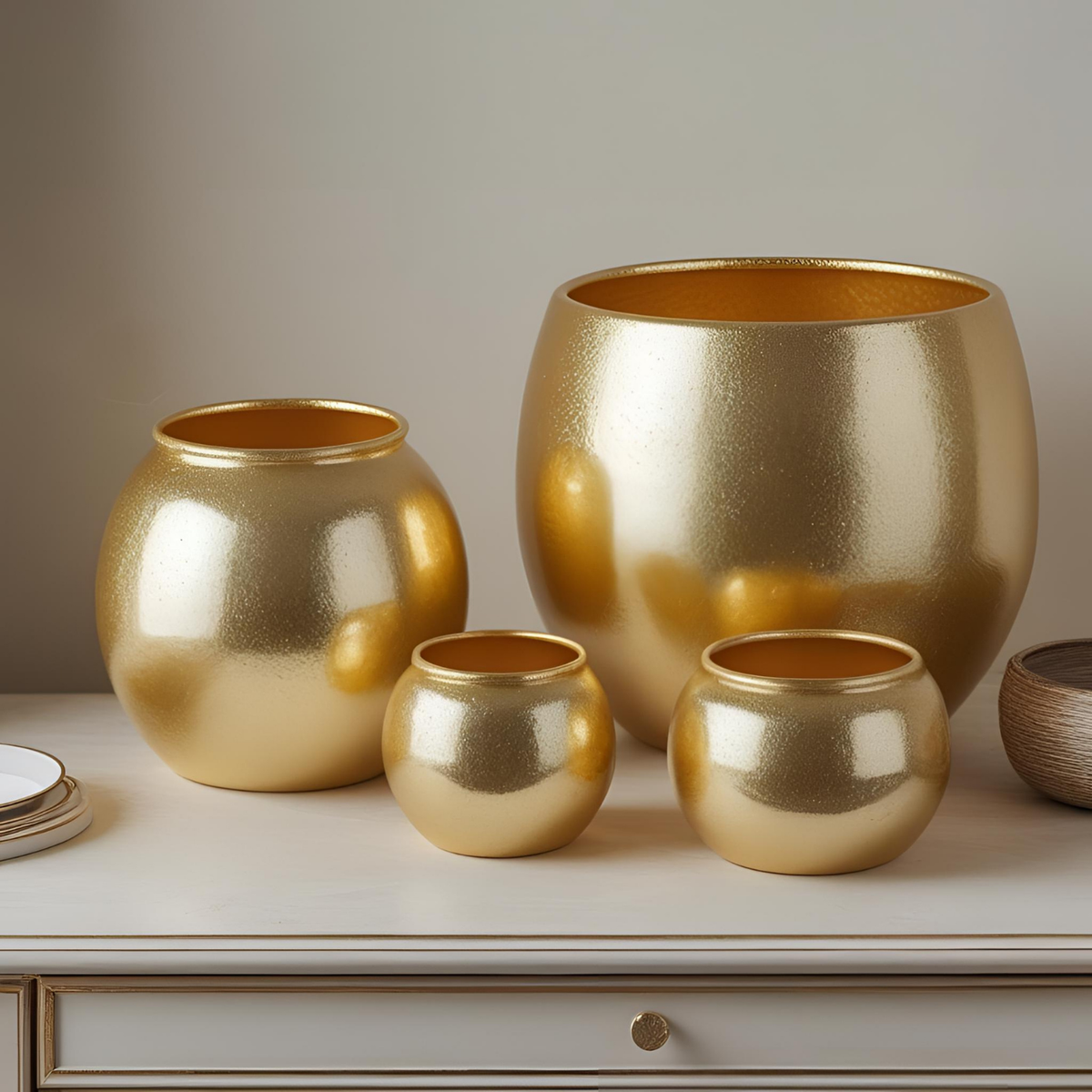 Metallic Gold Gloss Non-Drip Paint 300ml Tin | Interior & Exterior product image