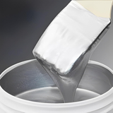 Metallic Silver Gloss Non-Drip Paint Interior Exterior Use 300ml Tin - Hard Drying, High Performance
