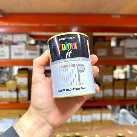 White Gloss Radiator Paint 300ml Tin | Interior Metal Finish product image