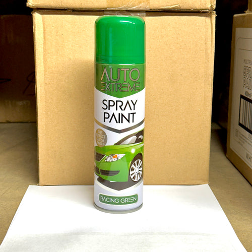All Purpose Spray Paint Aerosol Auto Car Van Bike Matt Gloss Metal Plastic 250ML Colour: Green Gloss / Pack Size: 1 Pack