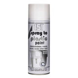 Plastic Spray Paint White Gloss Finish 400ml for Garden, Furniture & Pipe Work