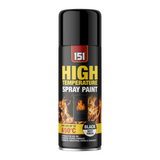 High Temperature Spray Paint Black Matt Finish 400ml for Stoves, Chimneys, Ovens & Exhaust