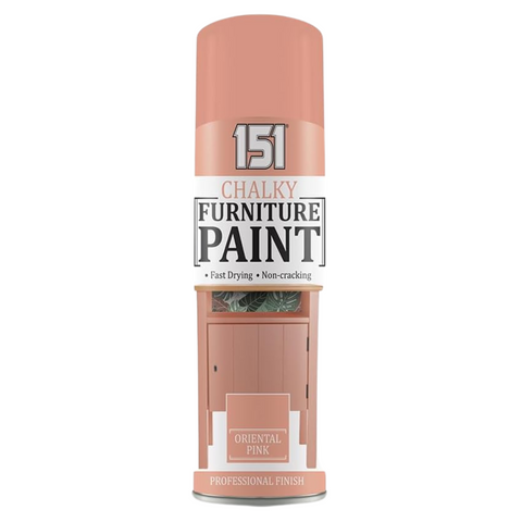 Chalky Furniture Spray Paint Oriental Pink Professional Finish 400ml - Fast Drying