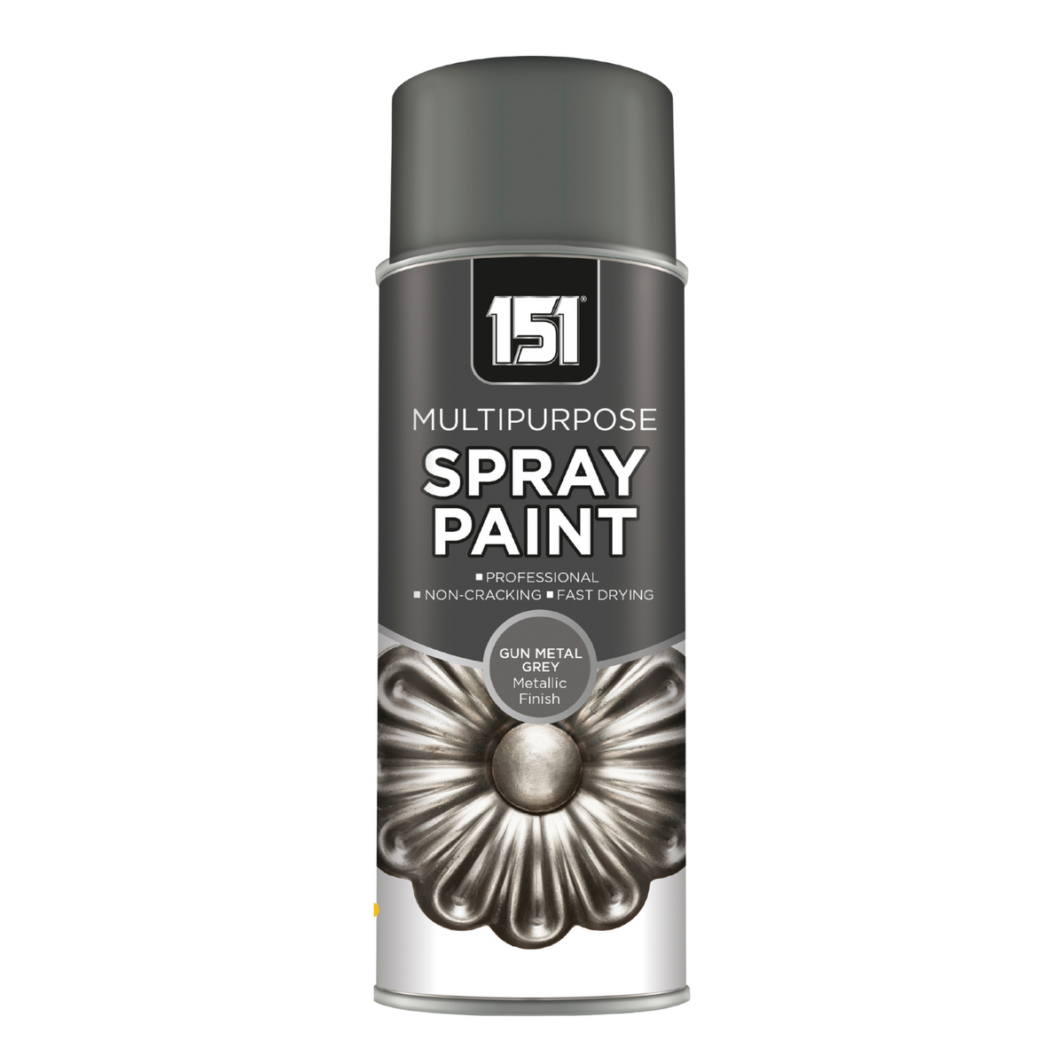 Gun Metal Grey Gloss Spray Paint 400ml | Metallic Finish product image