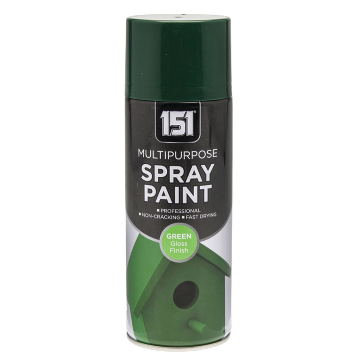 Green Gloss Spray Paint 400ml | Multi-Surface Aerosol product image