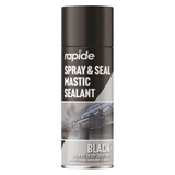 Spray & Seal Black Mastic Sealant 400ml Leak Fix Stop Sealant Instant For Waterproof Gutter, Roof, Pipe, Windows