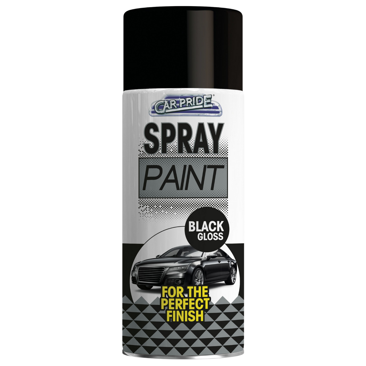 Car Pride Black Gloss Car Spray Paint 400ml | Auto Aerosol product image