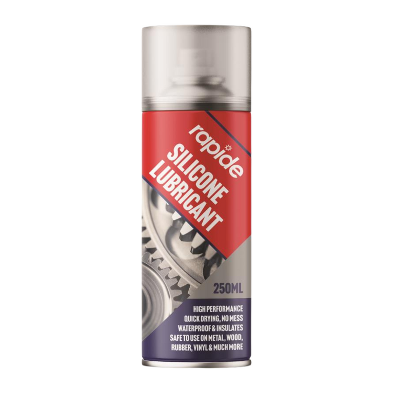 Silicone Lubricant Spray For Rubber Vinyl Wood High Performance Eliminate 250ml